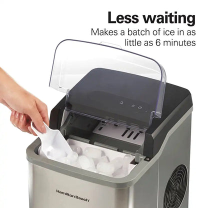 Countertop Bullet Ice Maker, Stainless Steel