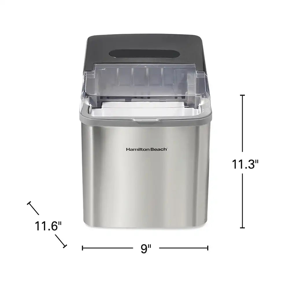 Countertop Bullet Ice Maker, Stainless Steel
