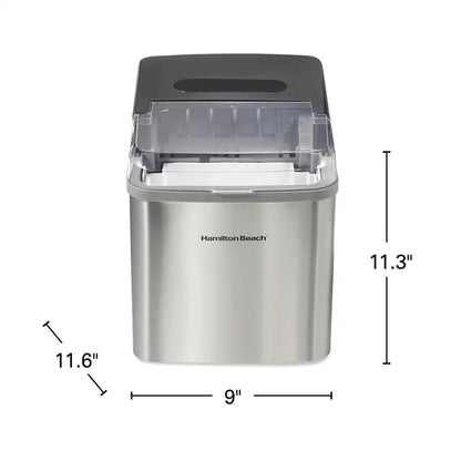 Countertop Bullet Ice Maker, Stainless Steel