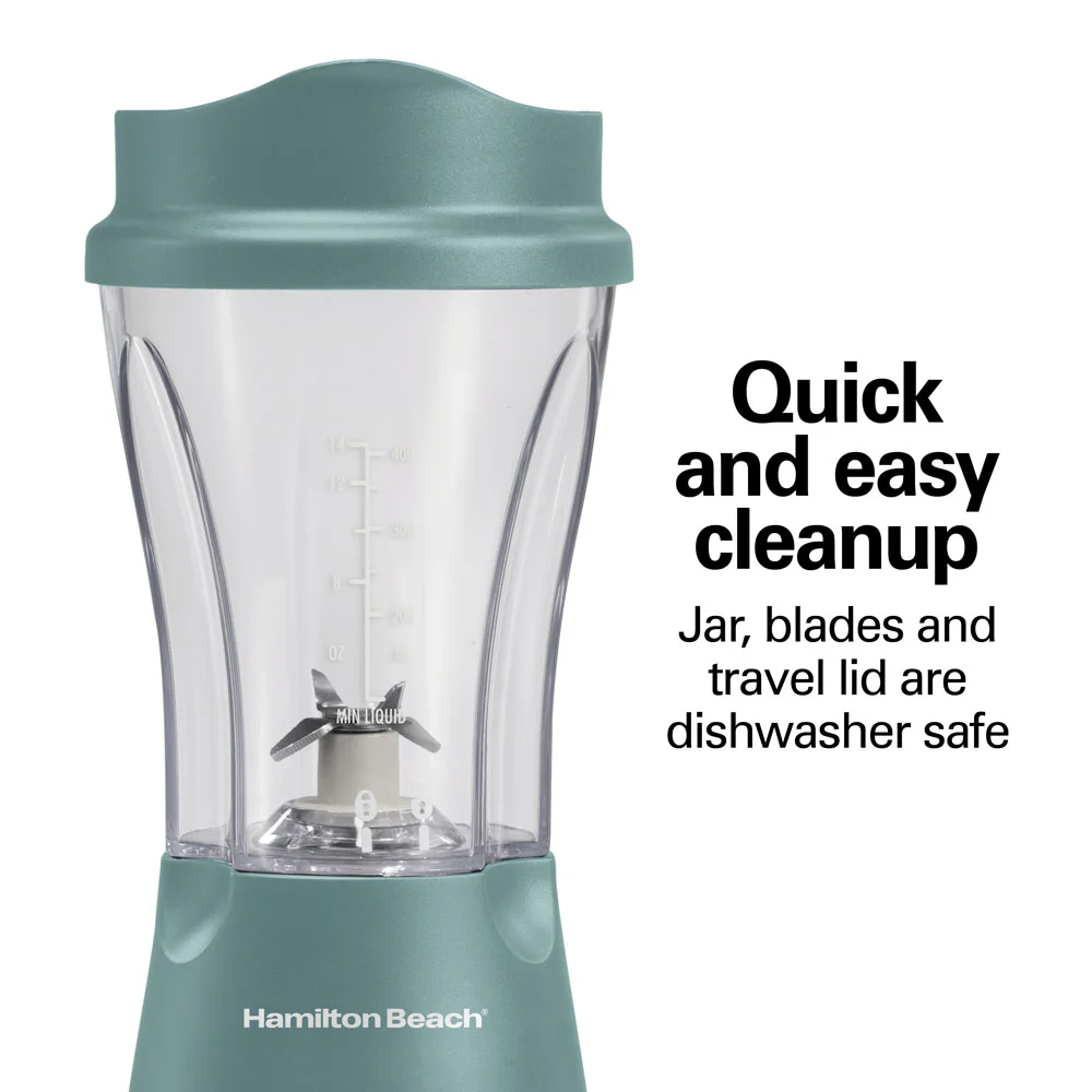 Personal Blender with Travel Lid, Teal - Image 4