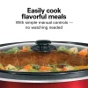 8 Quart Slow Cooker, Red - Image 3