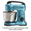 7 Speed Stand Mixer, 4 Quart, Blue - Image 3