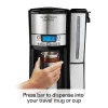 BrewStation® 12 Cup Programmable Coffee Maker with Removable Water Reservoir, Black & Stainless - Image 4