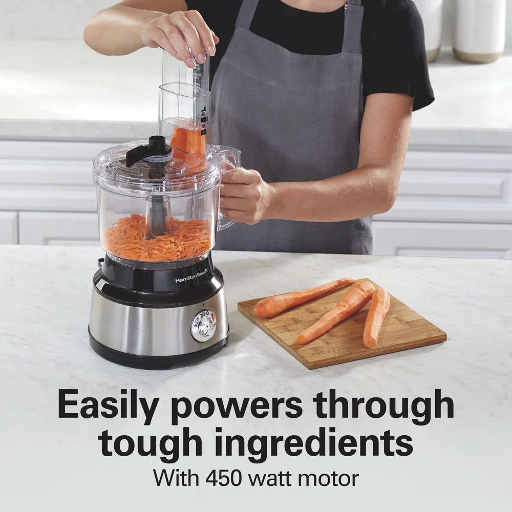 Hamilton Beach® Bowl Scraper Food Processor, 10 Cup Capacity, Black, 70730J - Image 4