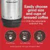 Hamilton Beach Stainless Steel Custom Grind™ Coffee Grinder, Grinds Enough for 4-14 Cups, 80406 - Image 2