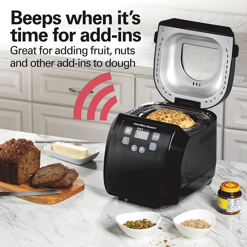 2lb Bread Maker, Black - Image 5