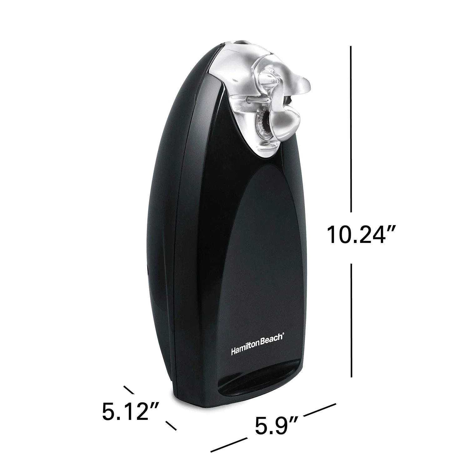 Classic Chrome Heavyweight Can Opener - Black - Image 7