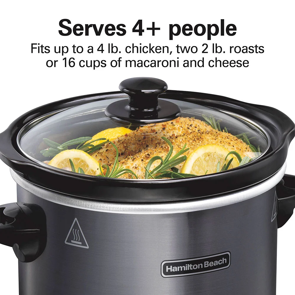 4 Quart Round Slow Cooker - Image 3