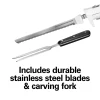 Electric Knife Set with Fork and Case - Image 7