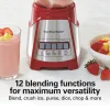 Power Elite™ Blender with 40 oz. Glass Jar, Red - Image 6