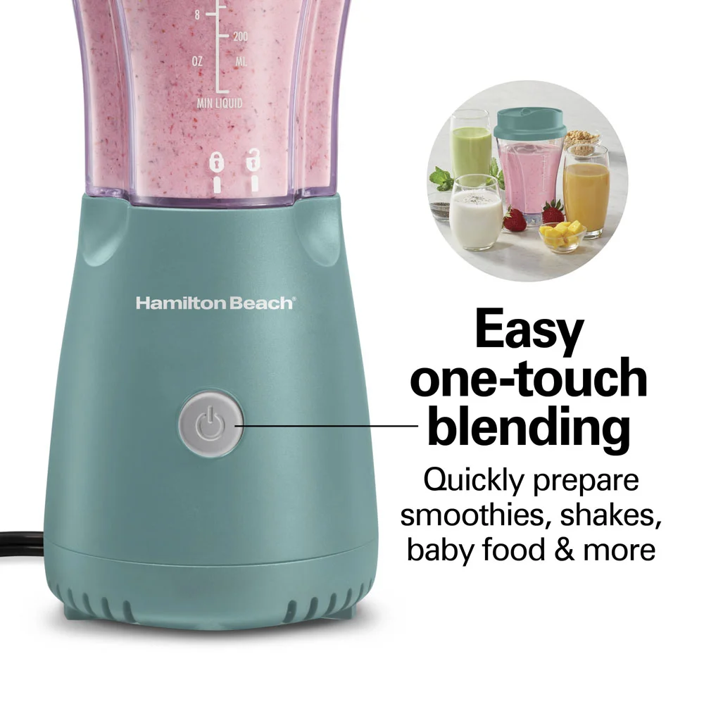 Personal Blender with Travel Lid, Teal - Image 6