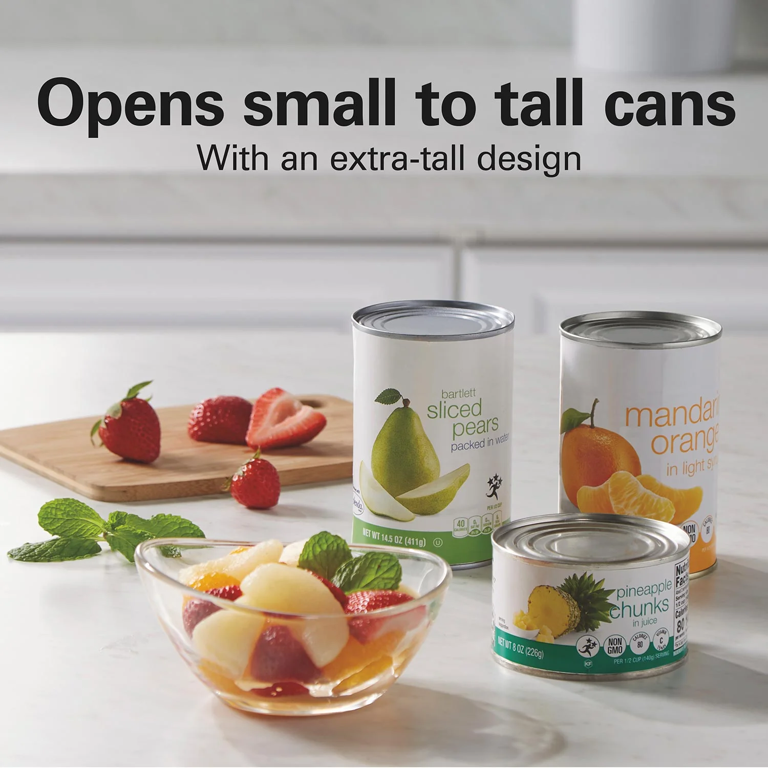 Classic Chrome Heavyweight Can Opener - Red - Image 4