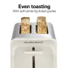 Contemporary 2 Slice Toaster, Sandstone - Image 4