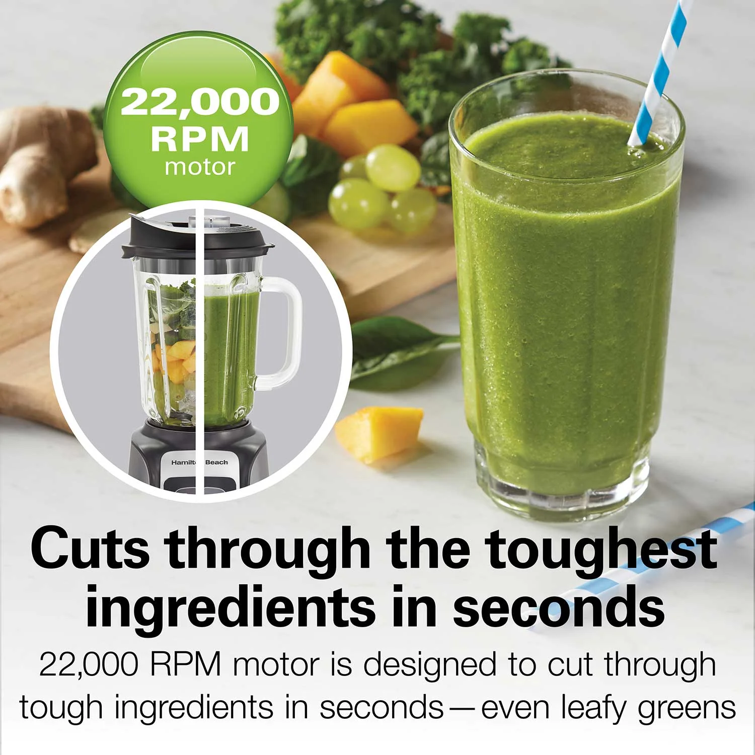 PowerMax™ Professional-Performance Blender Grey - Image 4