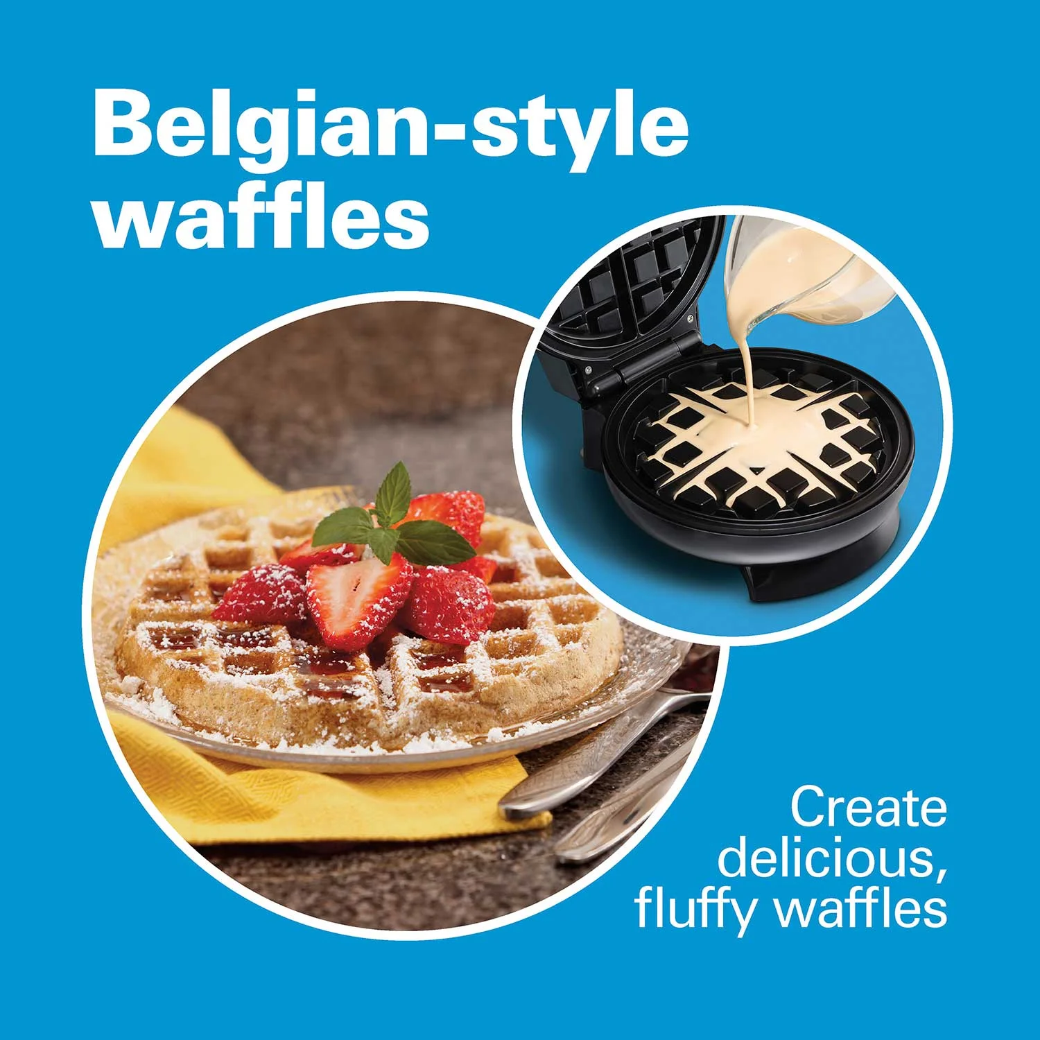 Belgian Style Waffle Maker - Image 5