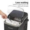 Countertop Bullet Ice Maker with Easy-Carry Handle, Black - Image 2