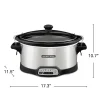 Stay or Go® Programmable Slow Cooker, Silver - Image 7