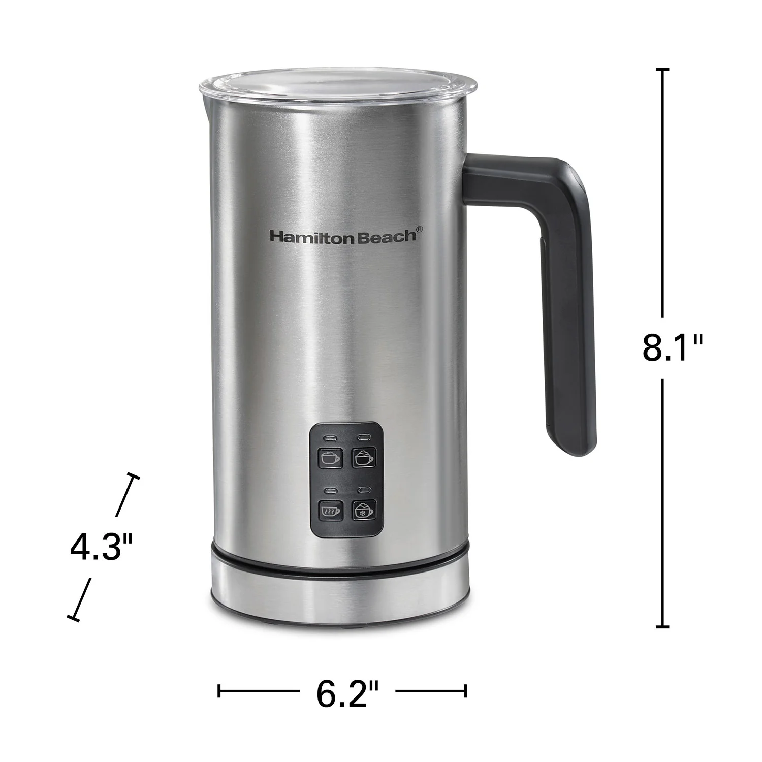 Milk Frother and Warmer, Stainless Steel - Image 8