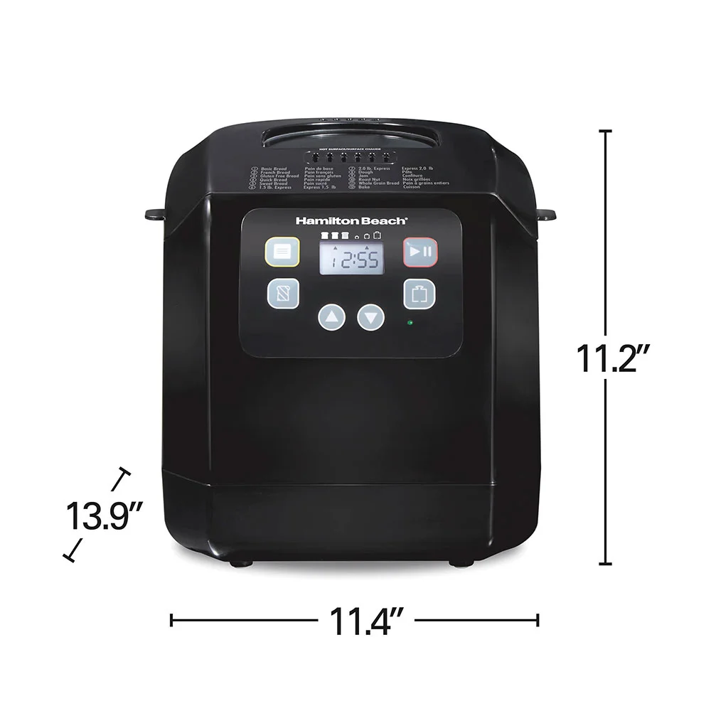 2lb Bread Maker, Black - Image 8