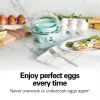 3-in-1 Egg Cooker with 7 Egg Capacity, Teal - Image 4