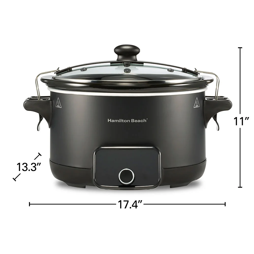 Ready, Set, Dinner Slow Cooker, Matte Black - Image 8