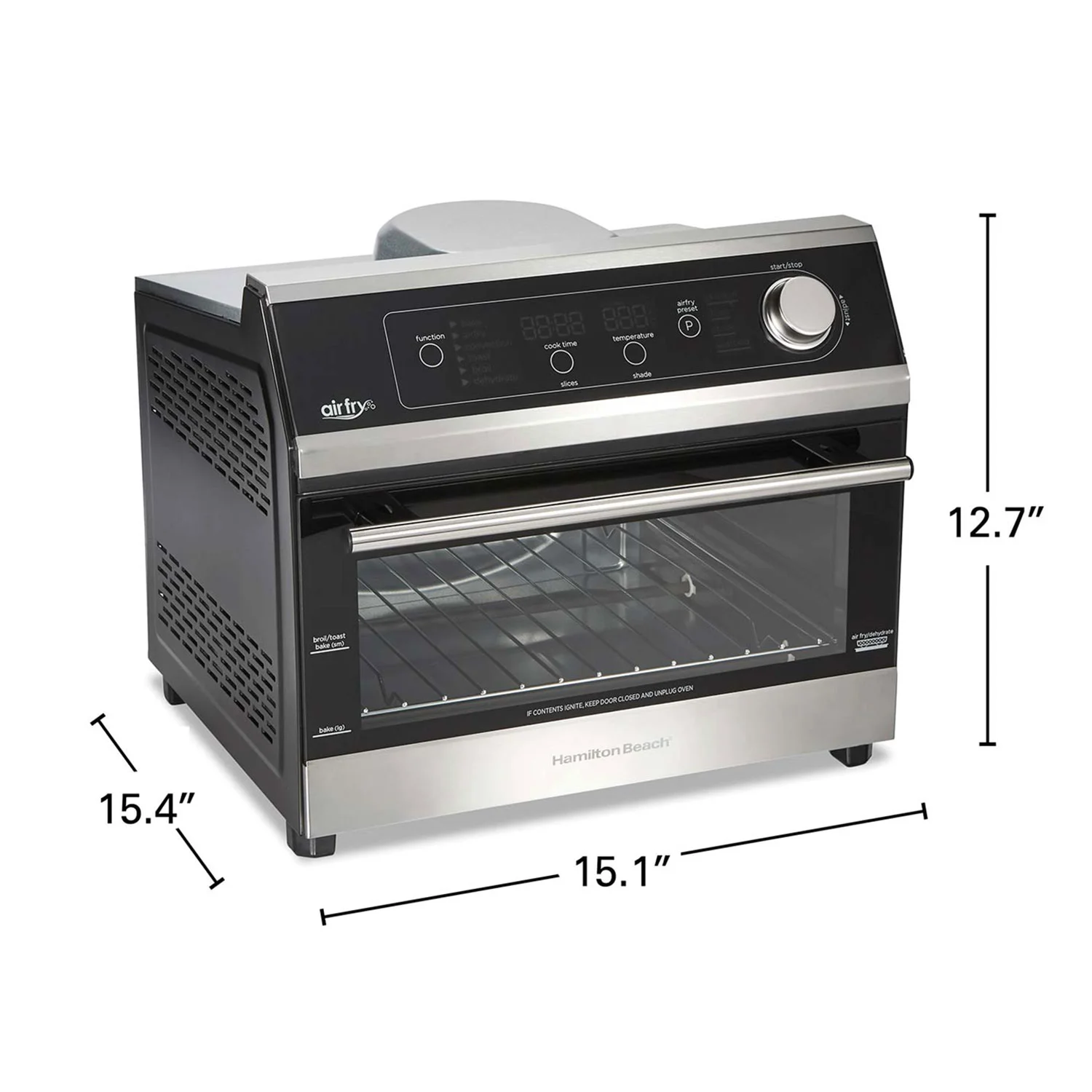 Digital Air Fryer Toaster Oven, 6 Slice Capacity - Image 7