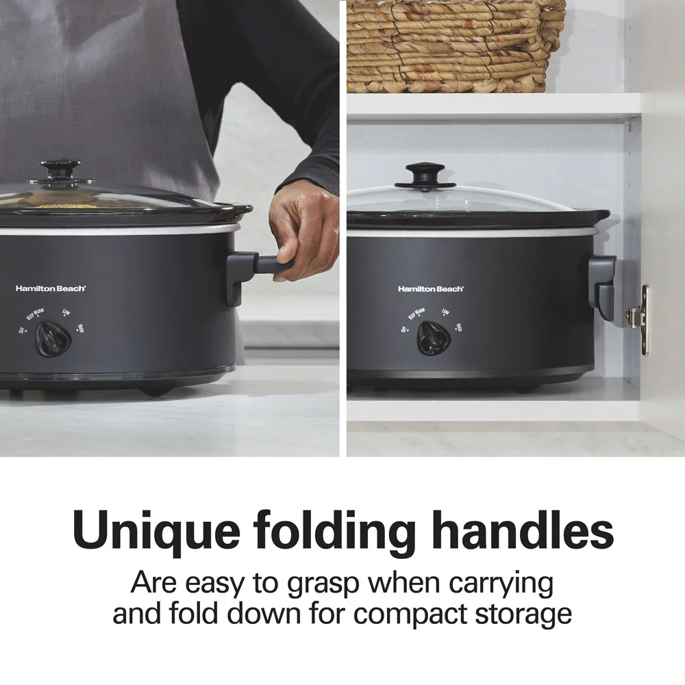 7 Quart Slow Cooker with Folding Handles - Image 2