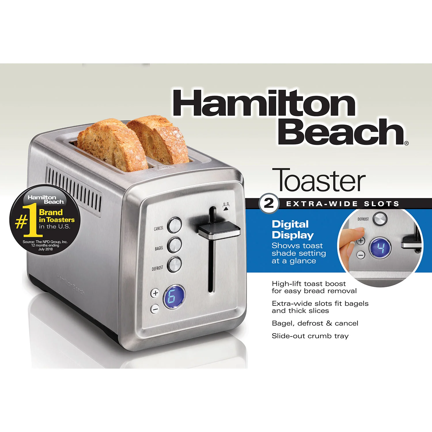 2 Slice Digital Toaster - Image 7