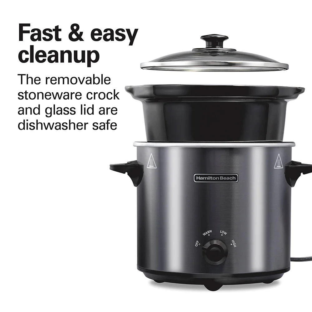 4 Quart Round Slow Cooker - Image 6