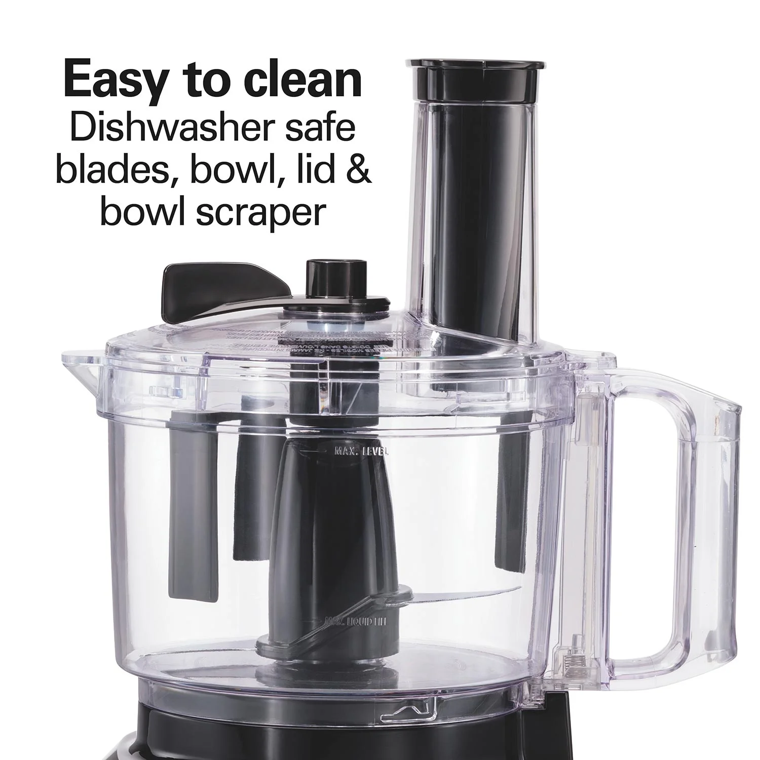 Hamilton Beach® Bowl Scraper Food Processor, 8 Cup Capacity, Black, 70743J - Image 5
