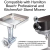 Professional Stand Mixer Specialty Attachment, All-Metal Meat and Food Grinder Set - Image 5