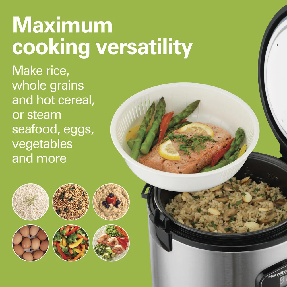 Alternative view of 8 Cup Rice Cooker and Steamer