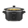 7 Quart Programmable Stay or Go® Slow Cooker, Black