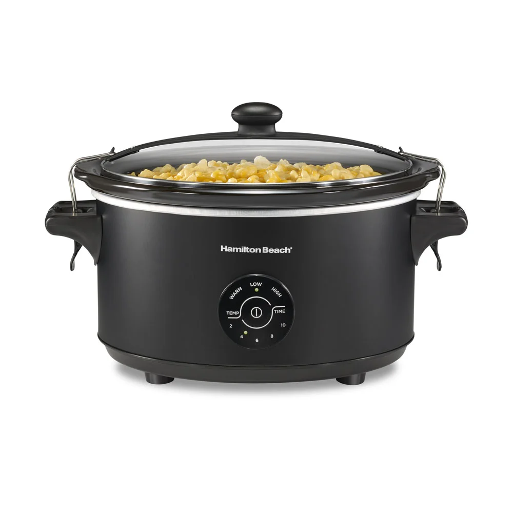 7 Quart Programmable Stay or Go® Slow Cooker, Black