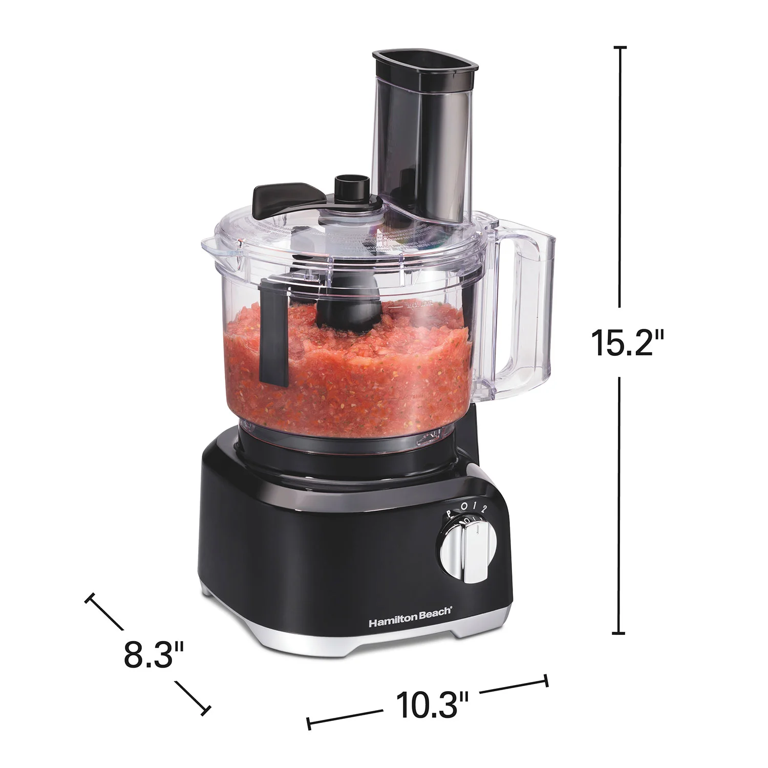 Hamilton Beach® Bowl Scraper Food Processor, 8 Cup Capacity, Black, 70743J - Image 7