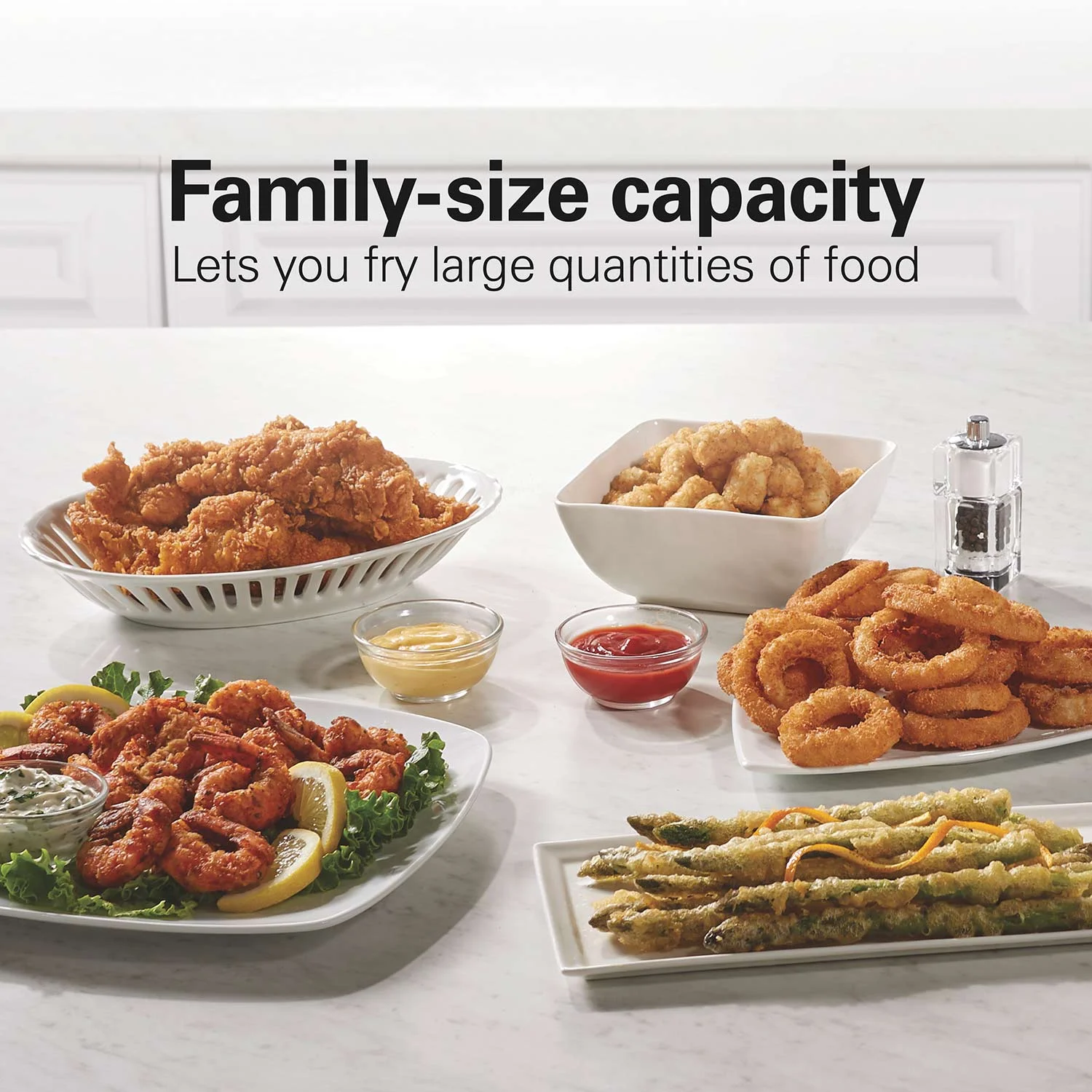 Alternative view of Deep Fryer, 2.8 Liters/12 Cup Food Capacity, Black