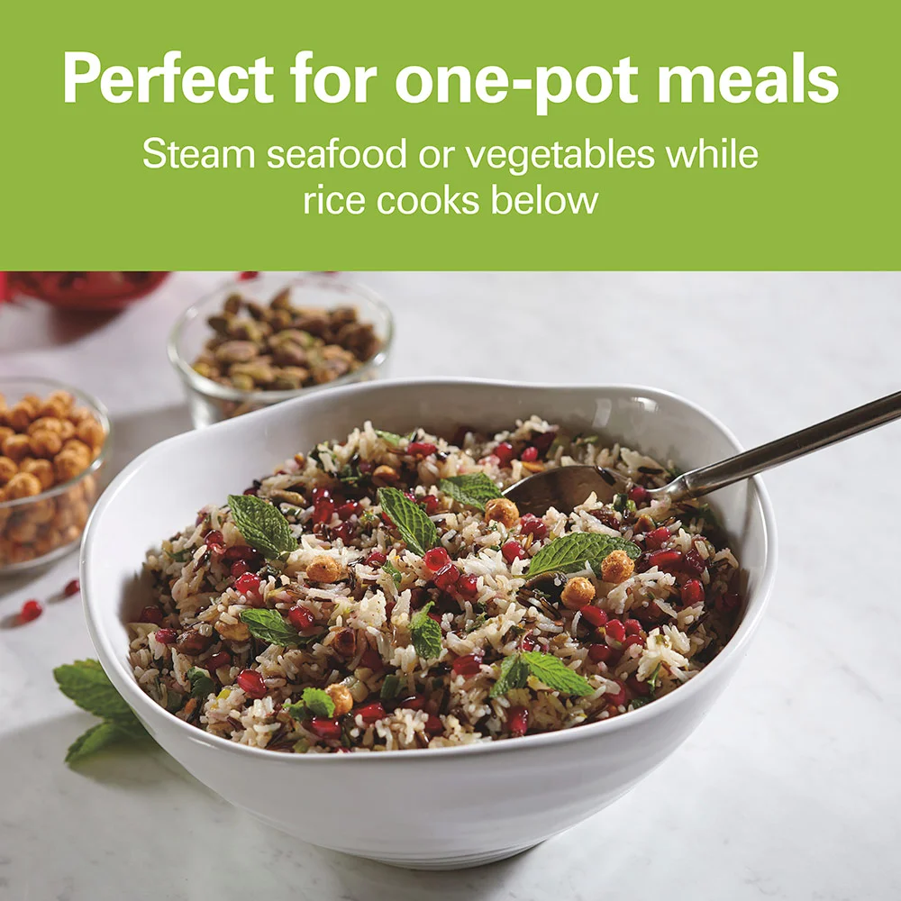 8 Cup Capacity (Cooked) Rice Cooker & Food Steamer - Image 6