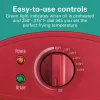 8 Cup Deep Fryer, Red - Image 7