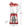 Power Elite™ Blender with 40 oz. Glass Jar, Red - Image 8