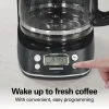 12 Cup Programmable Coffee Maker, Black with Chrome Accents - Image 4