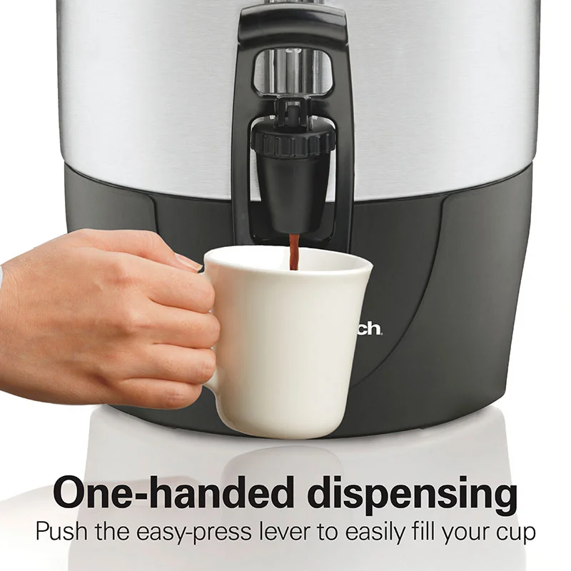 Alternative view of 40 Cup Coffee Urn, Black & Stainless
