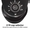 Hamilton Beach Flat Burr Coffee Grinder,18 Grind Settings,Stainless Steel Housing, 80385 - Image 3