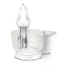Power Deluxe 6 Speed Stand Mixer, White - Image 3