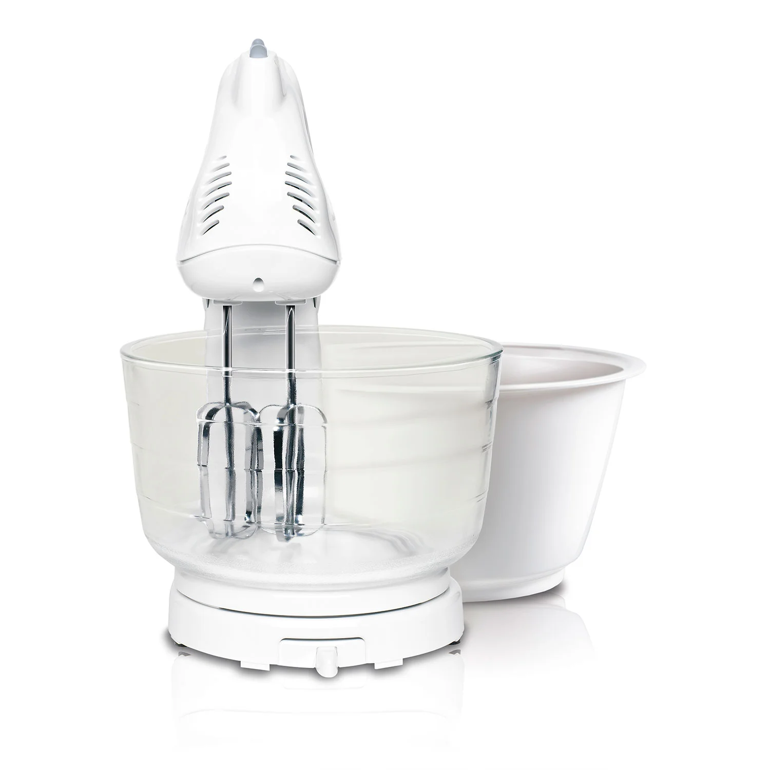Power Deluxe 6 Speed Stand Mixer, White - Image 3