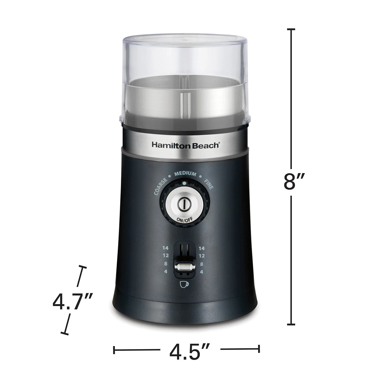 Hamilton Beach Custom Grind™ Coffee Grinder, 80393FG - Image 8