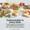 Sandwich Stacker™ Hot Sandwich Maker, Silver - Image 3
