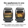 11.6 Qt. / 11 Liter Digital Air Fryer Oven with Rotisserie - Image 3