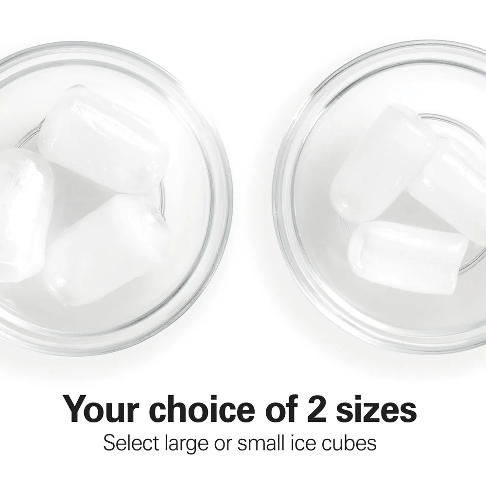 Countertop Bullet Ice Maker with Easy-Carry Handle, Black - Image 3