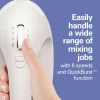 6 Speed Hand Mixer with Snap-On Case White - Image 6