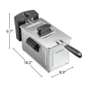 Deep Fryer, 3 Liter/12 Cup Oil Capacity, 8 Cup Food Capacity - Image 8